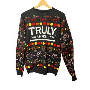 Truly Hard Seltzer Colorful Ugly Christmas Sweater